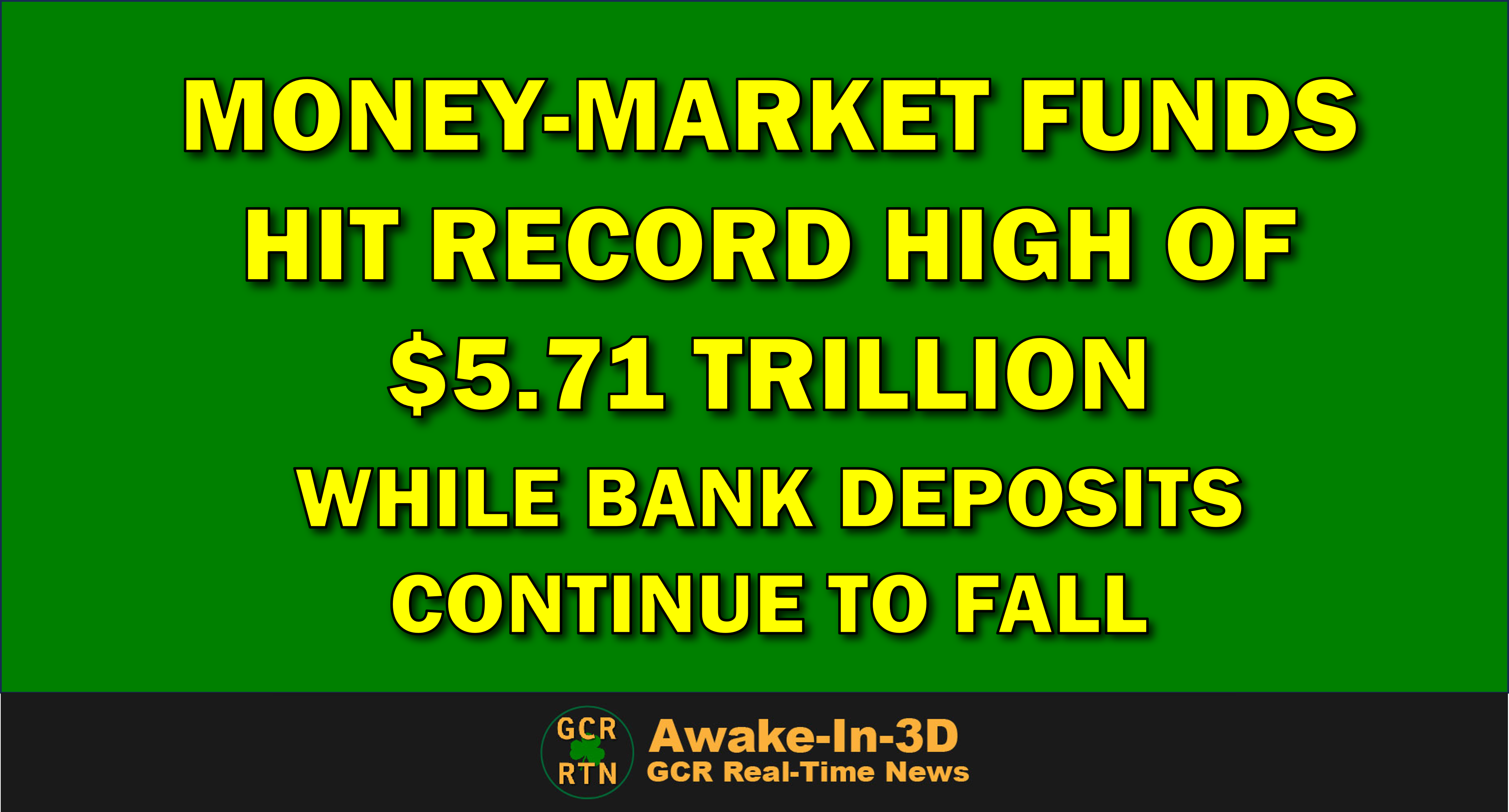 Money-Market Funds Hit Record High of .71 Trillion 